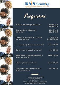 Programme année 2019-2020
